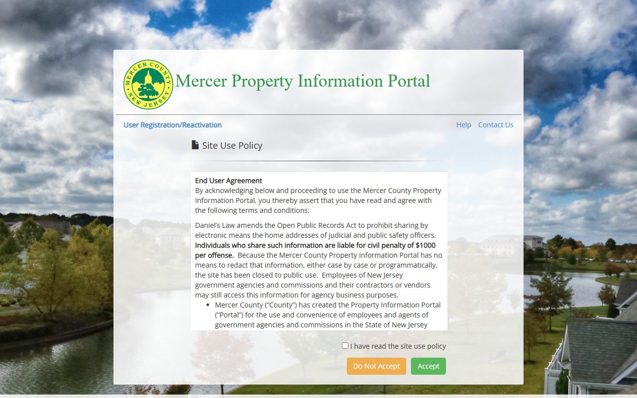 PIP system Trenton deed records and property data